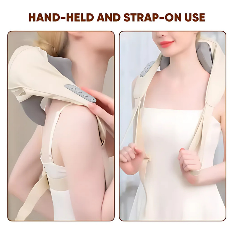 NeckMassager: Avkopplande Värme för Nacke och Axlar