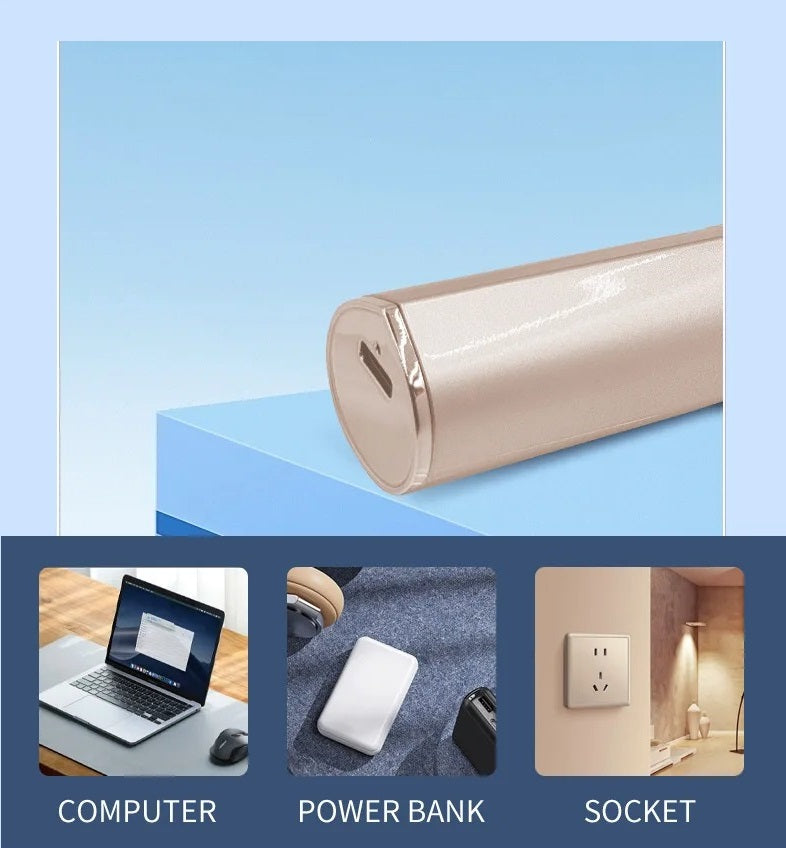 HairTrimmer - 2 i 1 Elektrisk Øjenbryn Og Ansigtshår Trimmer