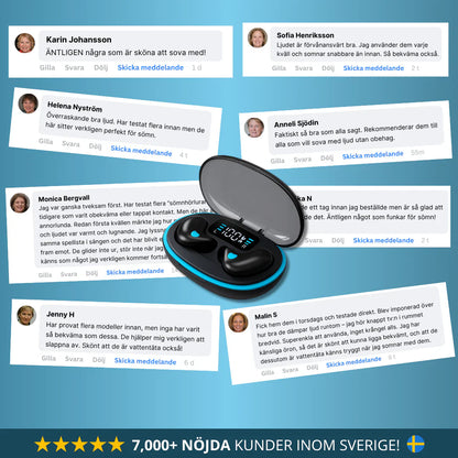 Originella Vattentäta SleepPods™ För lugnare nätter