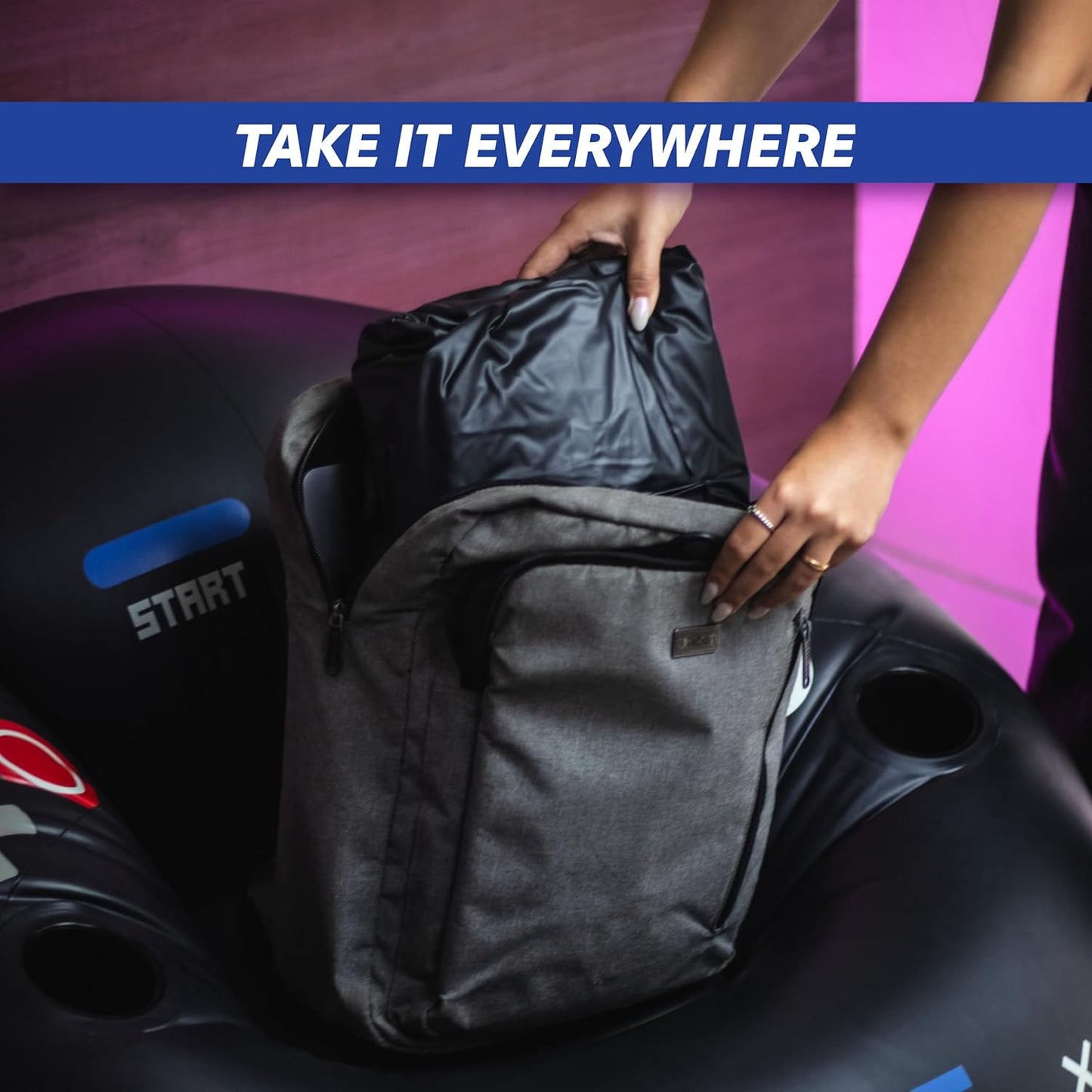 GameCloud Air Throne – Uppblåsbar Gamingfåtölj