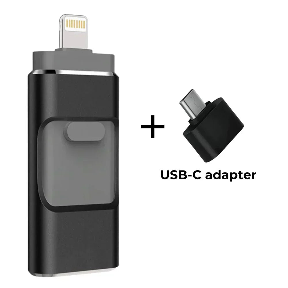 SparaSmart™ | 4-i-1 USB Minne - Blixtsnabb Bildöverföring