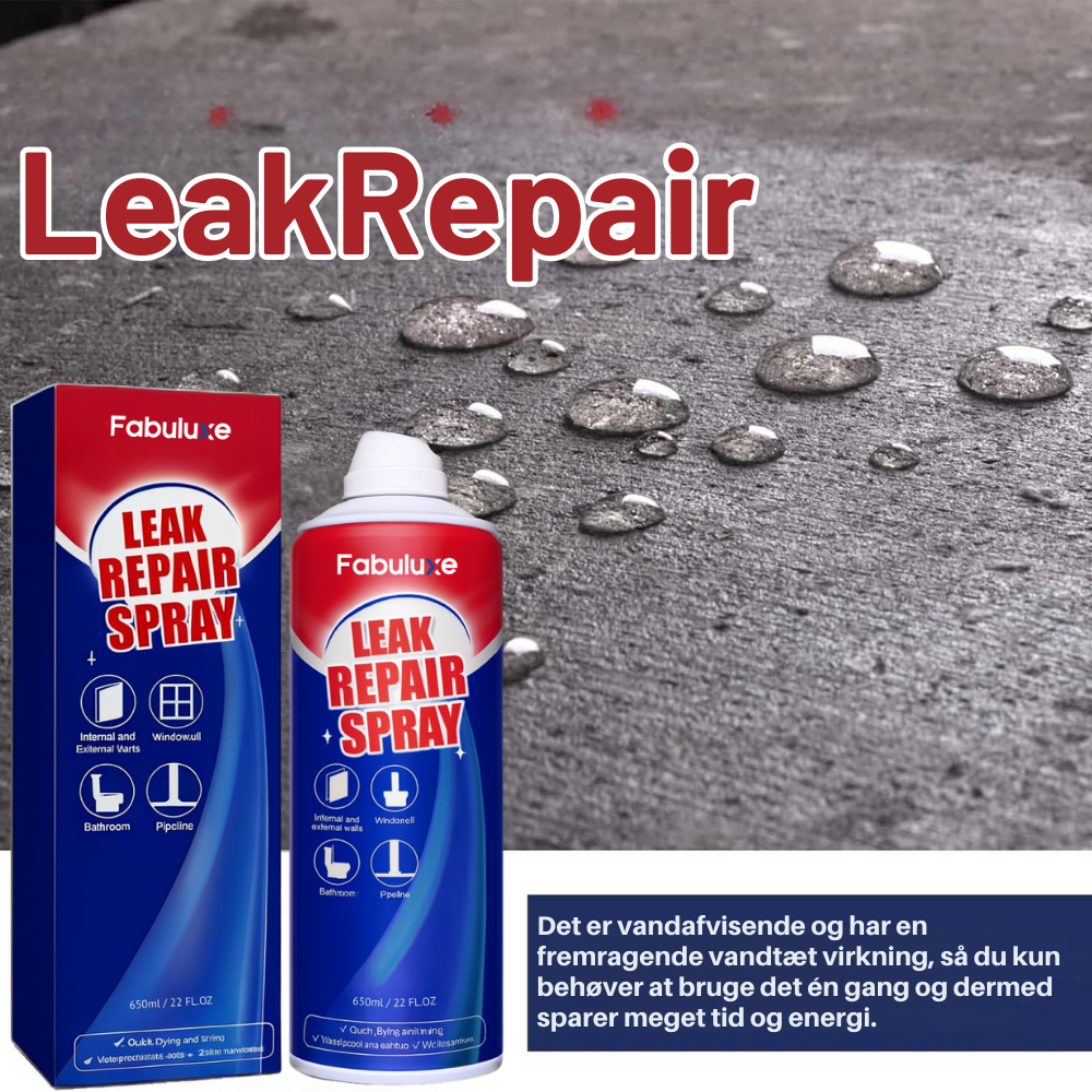 LeakRepair™ | Tætner enhver lækage. I løbet af et øjeblik.