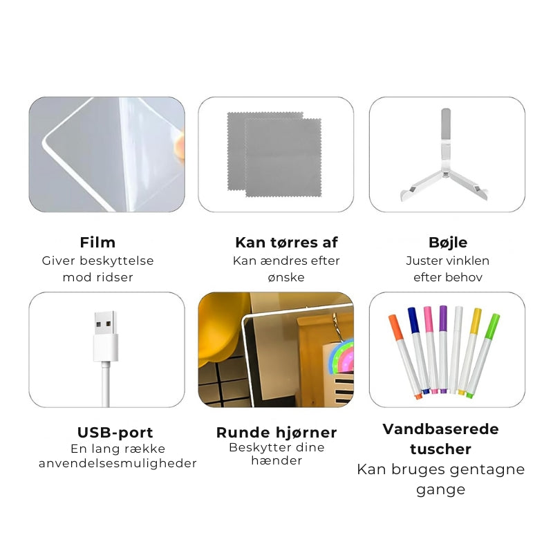 Doodleglow™️ LED-Ritplatta