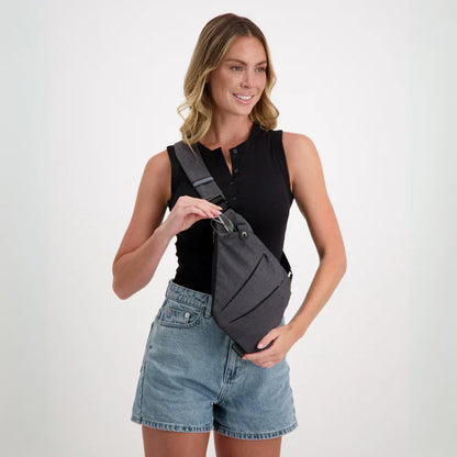 Förnekelse™ stöldskyddande axelväska