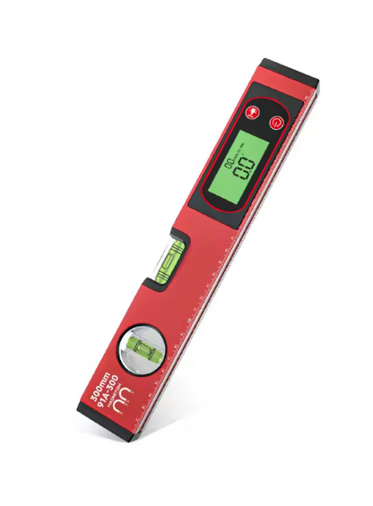 Smart Digital Nivålinjal med Magnetisk Bas och LCD-Display