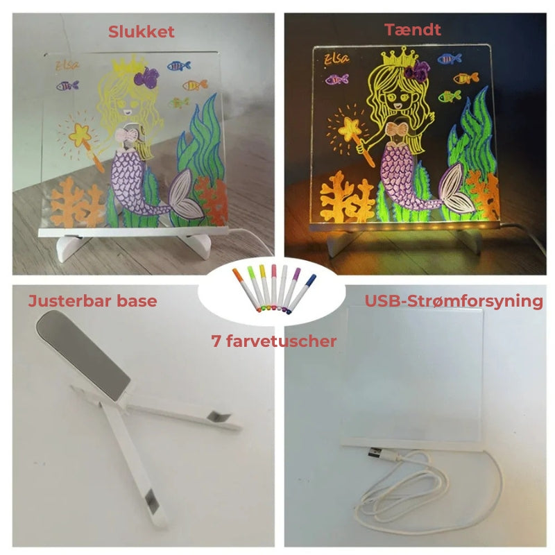 Doodleglow™️ LED-Ritplatta