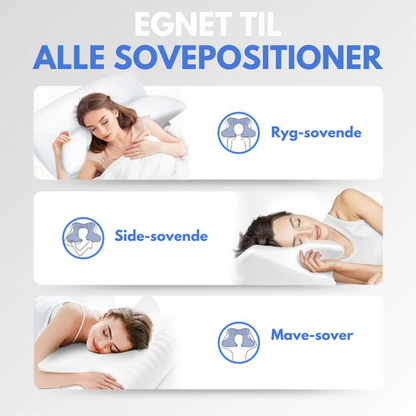 ErgoPillow™ | Sov bättre, vakna friskare – ergonomiskt stöd för nacke och rygg hela natten