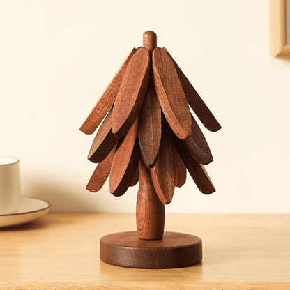 WoodAura™ | Hopfällbara Grytunderlägg