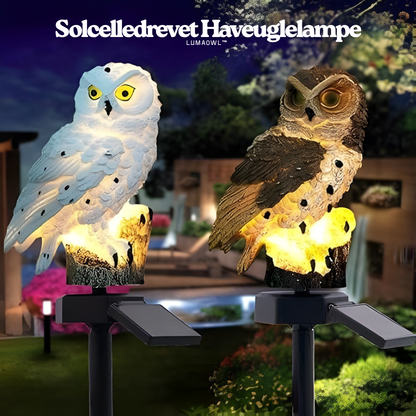 LumaOwl™ – Soldriven trädgårdsugglelampa