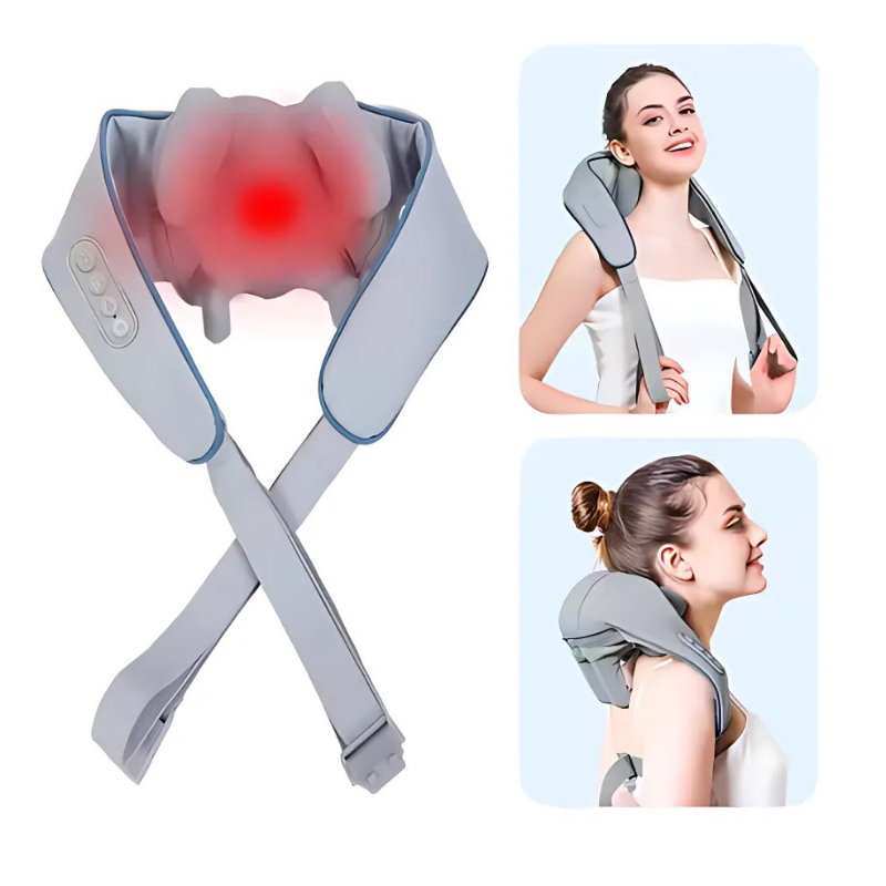 NeckMassager: Avkopplande Värme för Nacke och Axlar