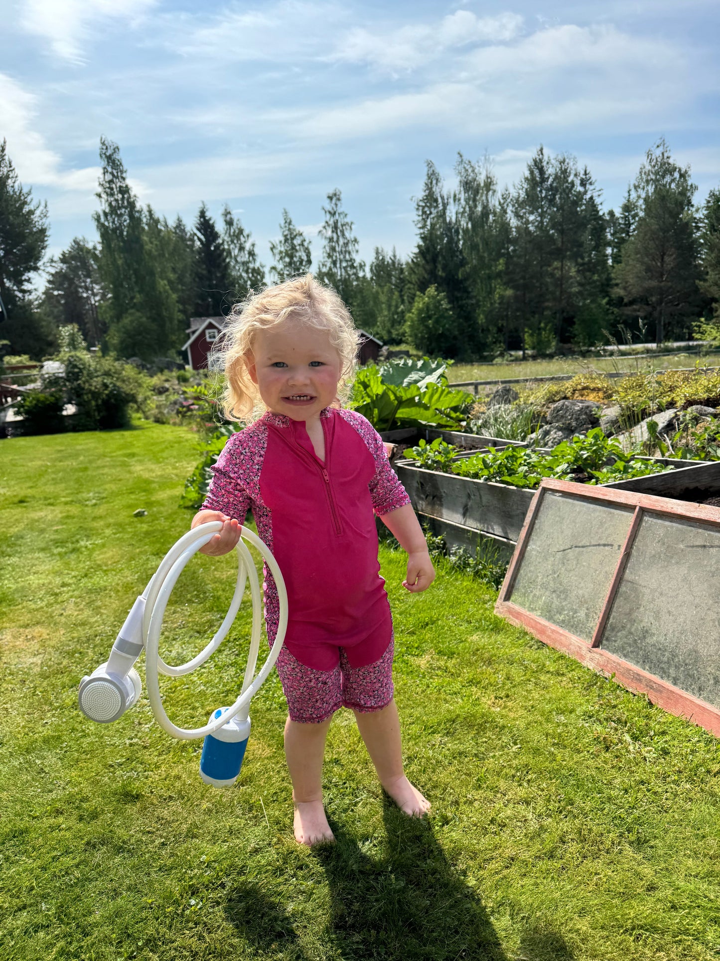 Portabel Vattenpump: Kit med Slang & Munstycken