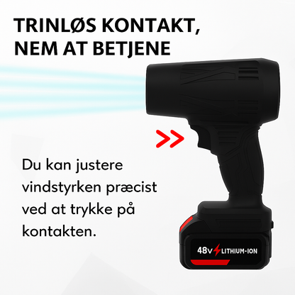 LeafBreeze™ | Trådlös blåsare för snabb städning av löv, smuts, damm och vardagsavfall