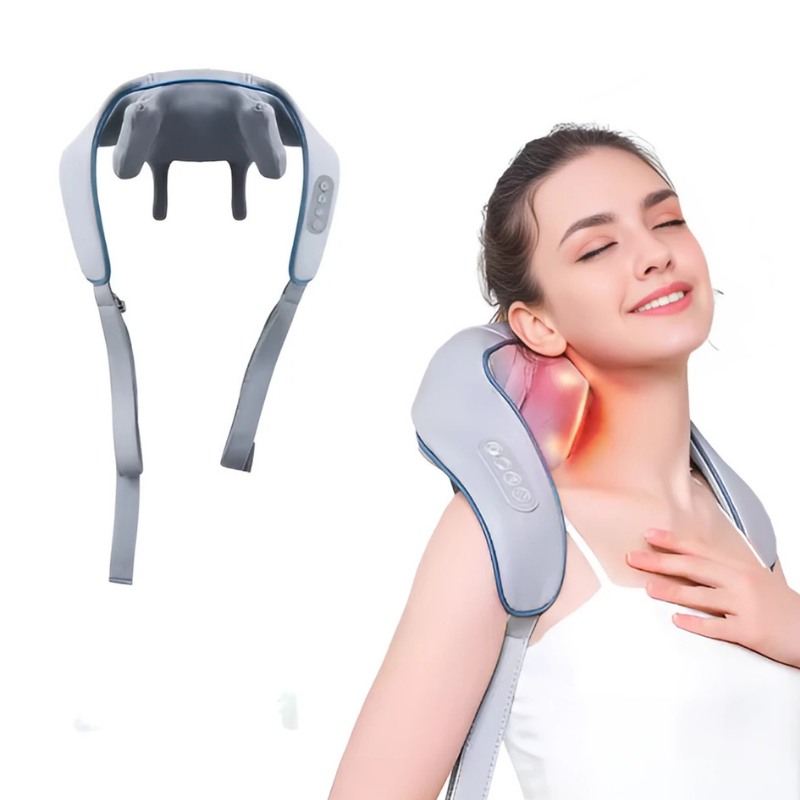 NeckMassager: Avkopplande Värme för Nacke och Axlar