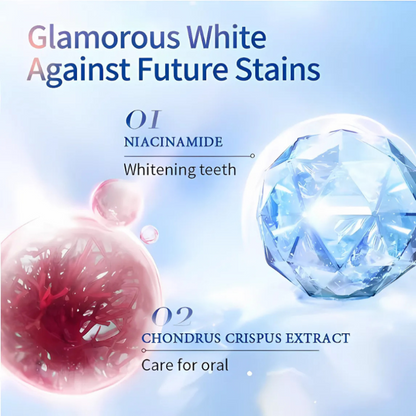 WhiteningToothpaste 1+1 GRATIS: Niacinamid-Tandpasta Til Blegning Og Fjernelse Af Pletter