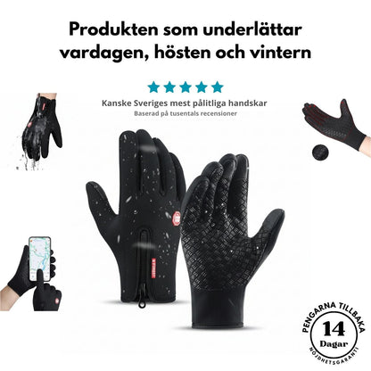 Vinterkomfort™ – Vattentäta handskar med touchscreen-funktion