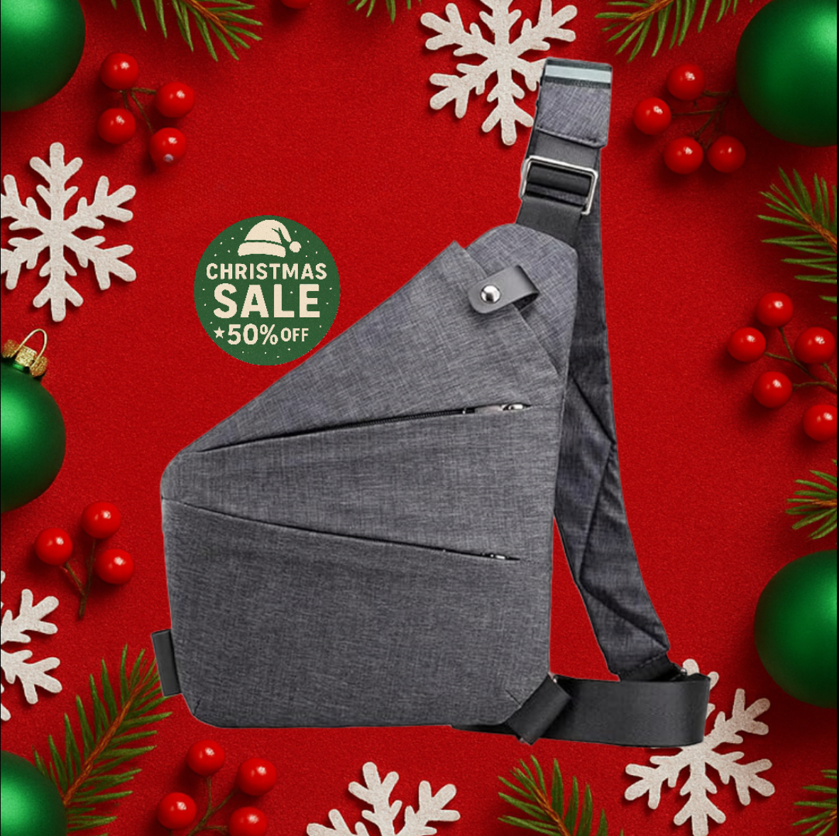 Förnekelse™ stöldskyddande axelväska