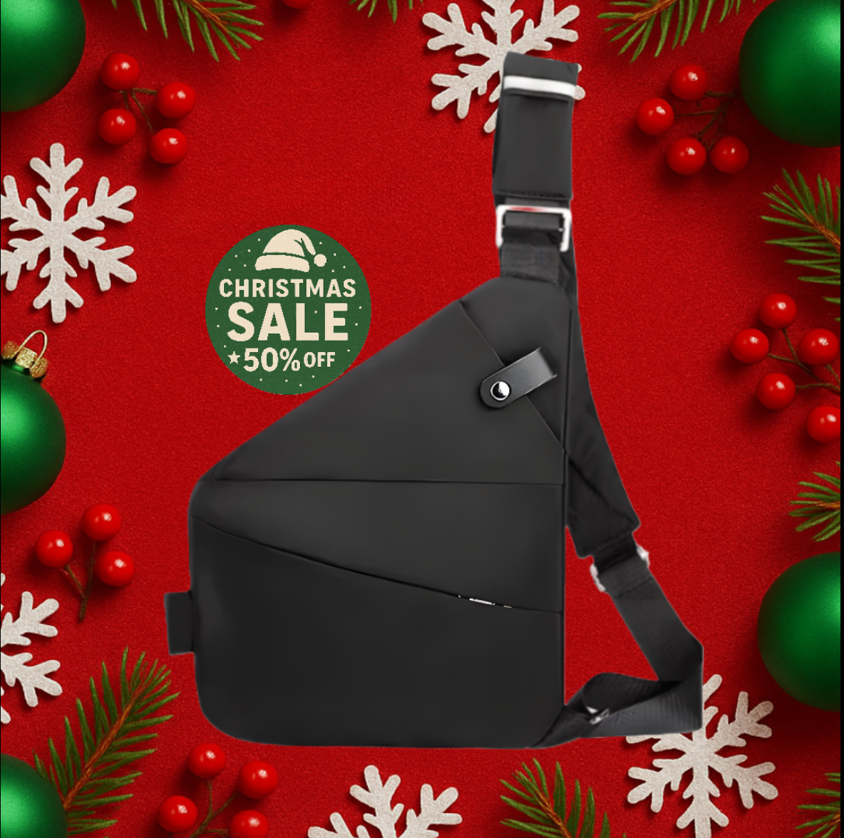 Förnekelse™ stöldskyddande axelväska