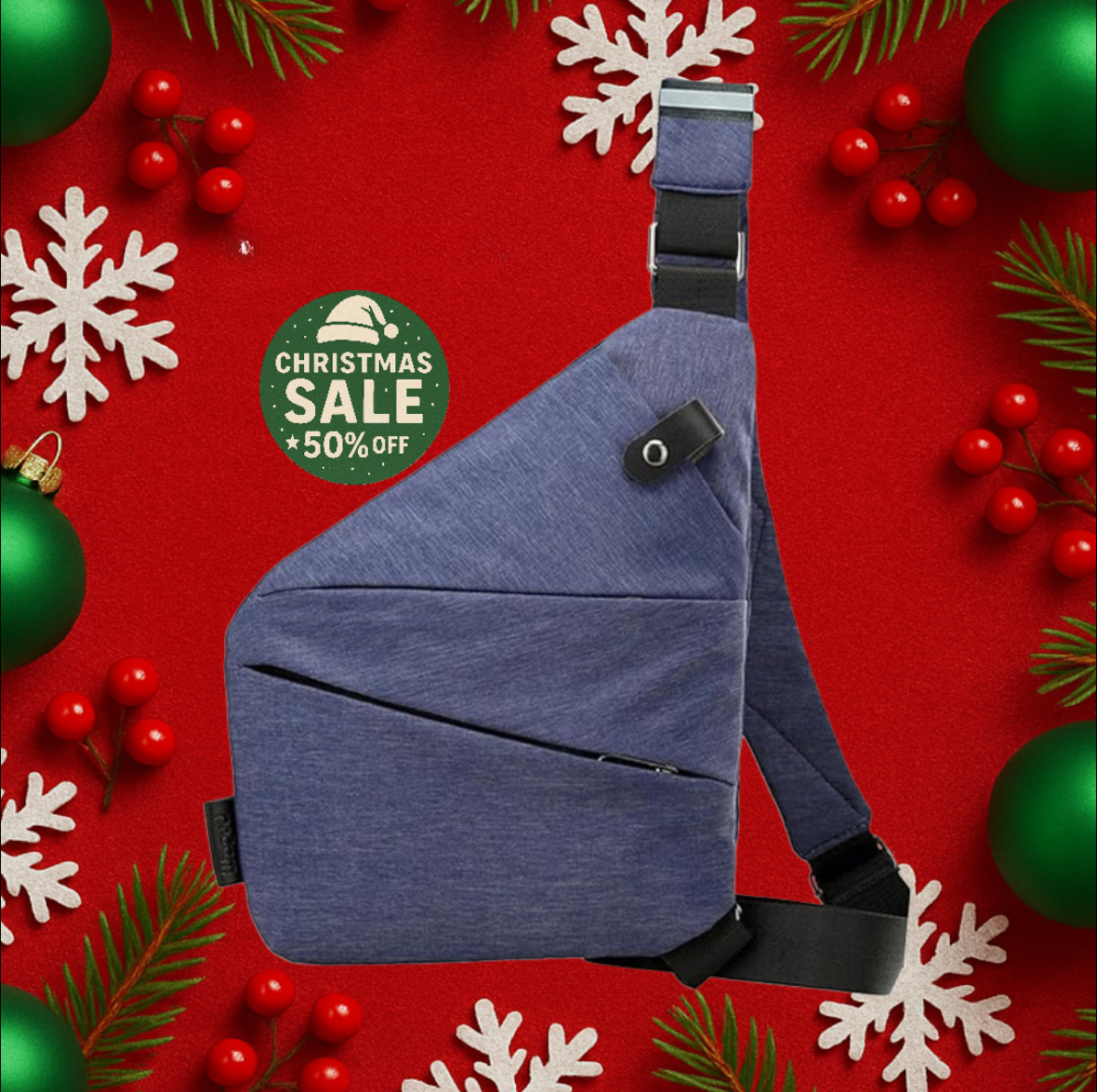 Förnekelse™ stöldskyddande axelväska