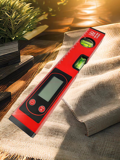 Smart Digital Nivålinjal med Magnetisk Bas och LCD-Display