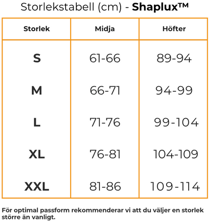 Shaplux™ | 6-Pack Höga Midjetrosor med Formande Effekt för Komfort hela Dagen