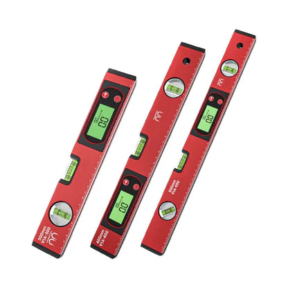 Smart Digital Nivålinjal med Magnetisk Bas och LCD-Display