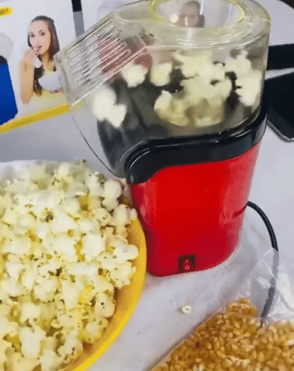 PoPPer: Kompakt Popcornmaskin