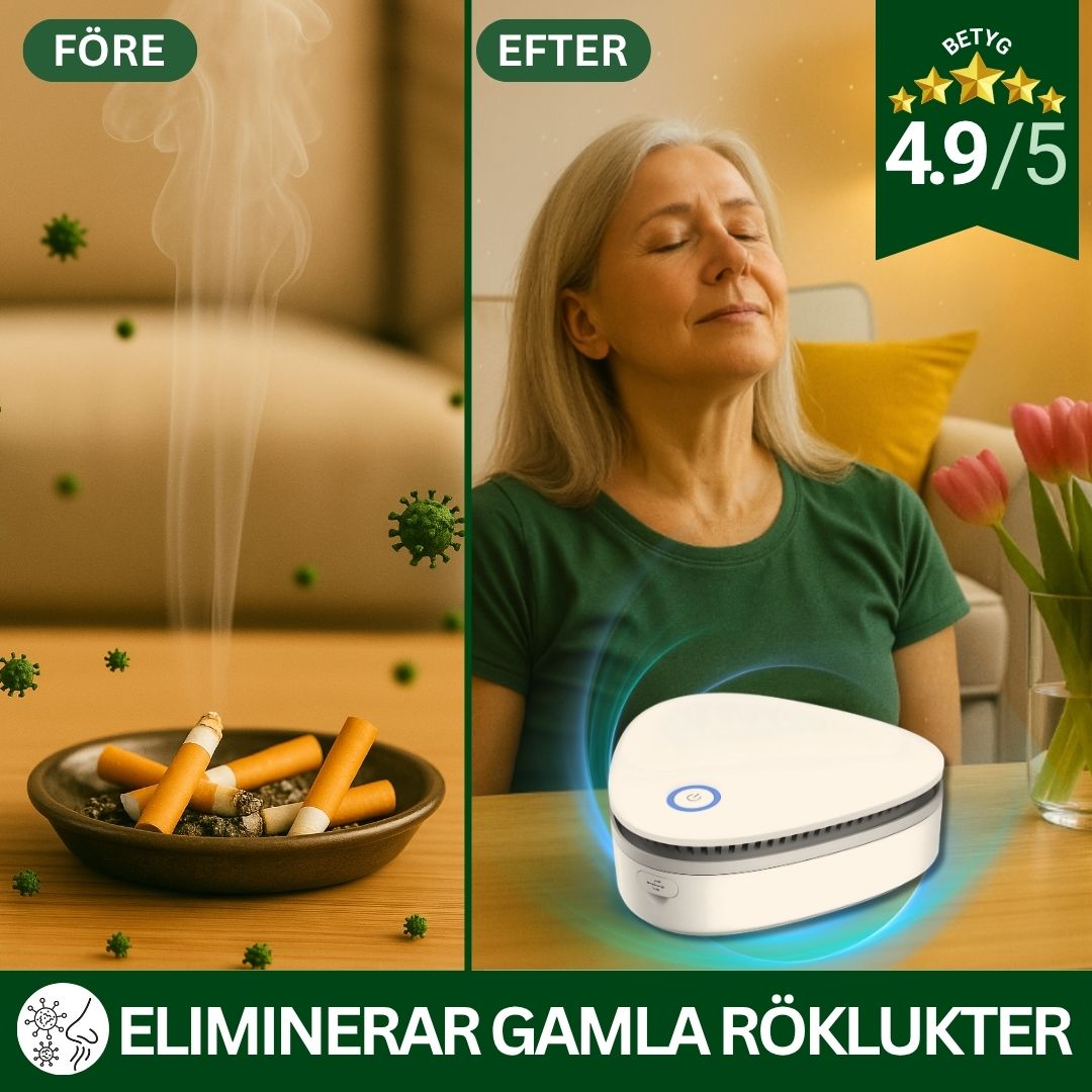 Luktfri – Ta bort dåliga lukter snabbt och enkelt!