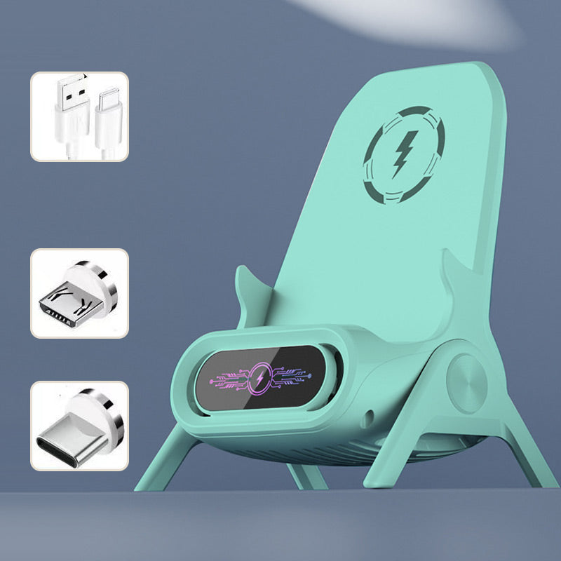 Multifunktionell Trådlös Snabbladdare Telefonställ