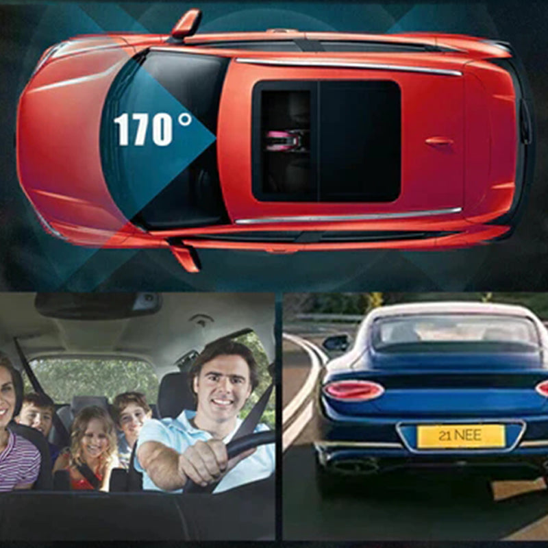 🔈🔈50 % RABATT🚗📹 Dashcam med 170° vidvinkel och 1080p dubbla linser