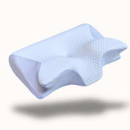 ErgoPillow™ | Sov bättre, vakna friskare – ergonomiskt stöd för nacke och rygg hela natten